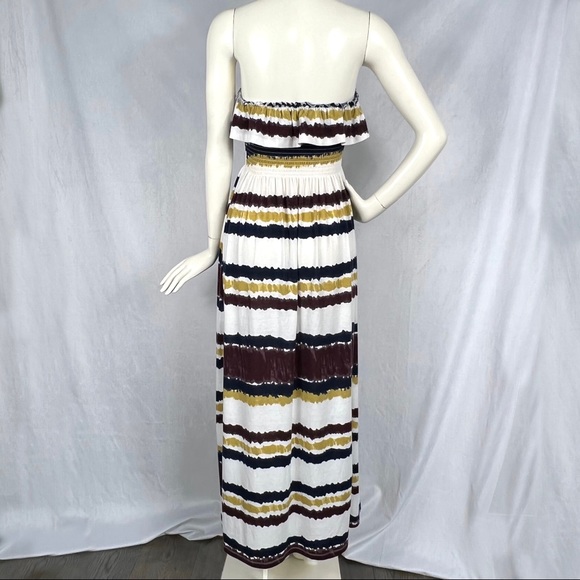 Shirred Frill Ruffle Detail Maxi Dress - Picture 2 of 6